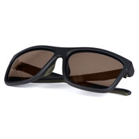 Fox Collection Green Black Shades Brown Lens